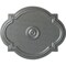Ekena Millwork Waltz Ceiling Medallion (Fits Canopies up to 4 1/2"), 21 1/4"W x 17 3/8"H x 1"P, Platinum CM21WAPLS - alternate 1